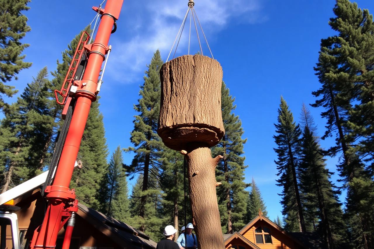 Tree Removal & Crane Work example project